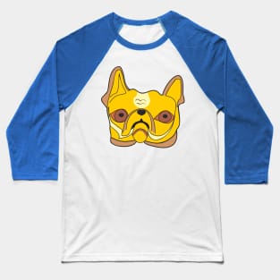 French Bulldog face Baseball T-Shirt